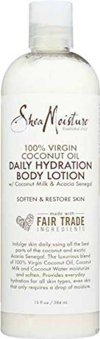 Shea Moisture Virgin Coconut Oil Daily Hydration Body Lotion, 13 Ounce