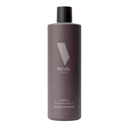 Bevel Shampoo For Men - Sulfate Free Shampoo For Textured Hair With Coconut Oil And Shea Butter, Detangles Course, Curly Hair, 12 Oz