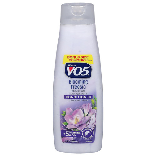 Alberto Vo5, Moisturizing Blooming Freesia Conditioner Bonus Size, 15 Fl Oz