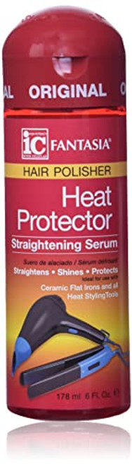 Fantasia Ic Hair Polisher Heat Protector Straightening Serum, 6.0 Ounce 6.0 Fl Oz