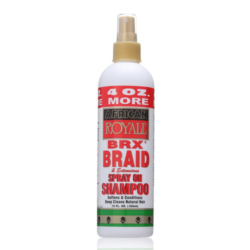 African Royale Brx Braid Spray On Shampoo, 12 Fl Oz