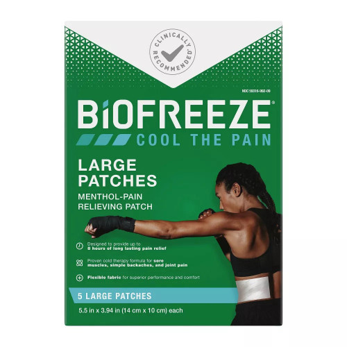 Biofreeze Menthol Pain Relieving Patches