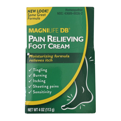 Magnilife Db Pain Relieving Foot Cream - 4 Oz