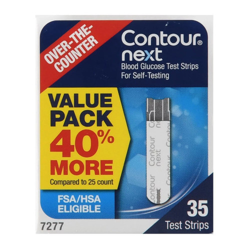 Contour Next Blood Glucose Test Strips, 35 Count