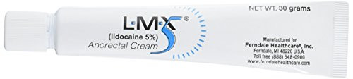 Lmx5 Lidocaine Pain Relief Cream, 30G Tube  Topical, Fast Acting, Long Lasting Use For Cuts, Scraps, Sunburn, & Bites