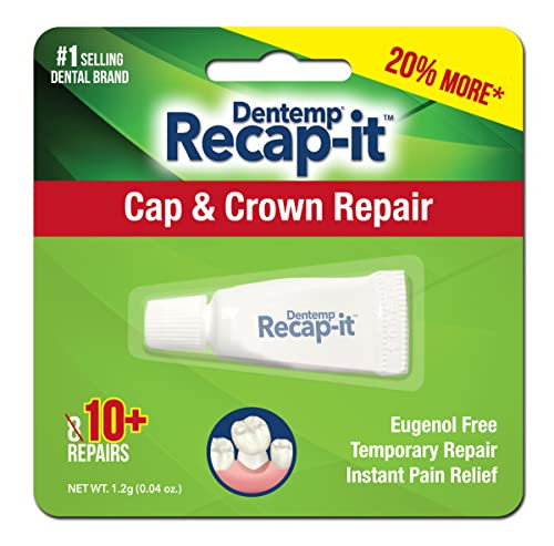 Recapit Loose Cap Dental Repair - 8 Repairs