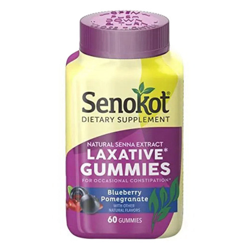 Senokot Dietary Supplement Laxative Gummies, 60 Ct