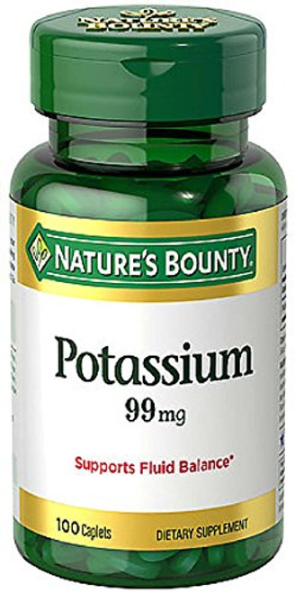 Nature'S Bountyâ® Potassium Gluconate 99Mg, 100 Caplets