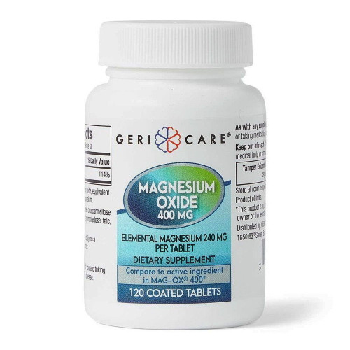 GeriCare Magnesium Oxide Tablet 400mg 120Ct