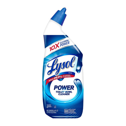 Lysol Power Toilet Bowl Cleaner 10X Cleaning Power 48Oz (2X24Oz)