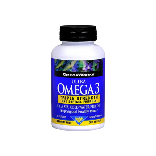 Omegaworks Ultra Omega 3 Softgels 30 Soft Gels