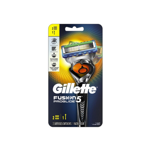 Gillette Fusion5 Proglide Men?S Razor, Handle & 2 Blade Refill 1 Ea
