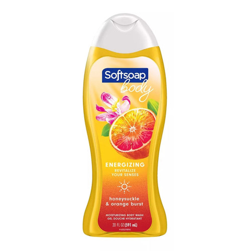 Softsoap Moisturizing Body Wash - Honeysuckle & Orange Burst- 20 Oz