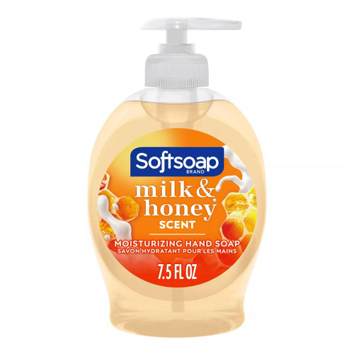 Softsoap Naturals Moisturizing Liquid Hand Soap, Milk & Honey - 7.5 Fl Oz