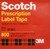 Scotch Acetate Film Prescription Label Tape - 72 Yd