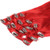 Hair Extensions Clip In Remy Brazilian Human Hair (15''70G, Red)
