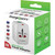 Charge Worx International Travel Adapter White - 1 Ea