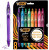 BiC Ge-locity Quick Dry Retractable Pens - Assorted - 8 Count