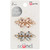 Scünci Real Style Jean Wire Hair Barrettes - 2 Ct