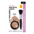 L.A. COLORS Deluxe Shimmer Highlighter & Fan Brush Champagne - 1 Ct