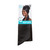 KISS COLORS & CARE SILKY SATIN EDGE SCARF, BLACK - 1 Ct