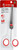 SINGER 6-3/4 inch Fabric Scissors with Red & White Comfort Grip - 1 Ct