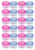 Sprayco Plastic Assorted Color Pill Container - 24 Pack
