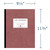 Roaring Spring Perfect Bound Lab Notebook, 11 3/4 x 9 1/4 - 76 Sheets