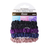 Annie Satin Twister Hair Scrunchie Thin  Assorted Colors -  5 Count,