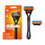 Gillette Fusion5 Razor For Men, Handle + 2 Razor Blade Refills