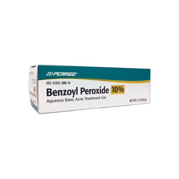Perrigo 10 % Benzoyl Peroxide Acne Treatment Gel 2.1 Oz