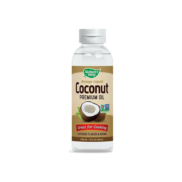 Nature'S Way Liquid Coconut Premium Oil 10 Oz