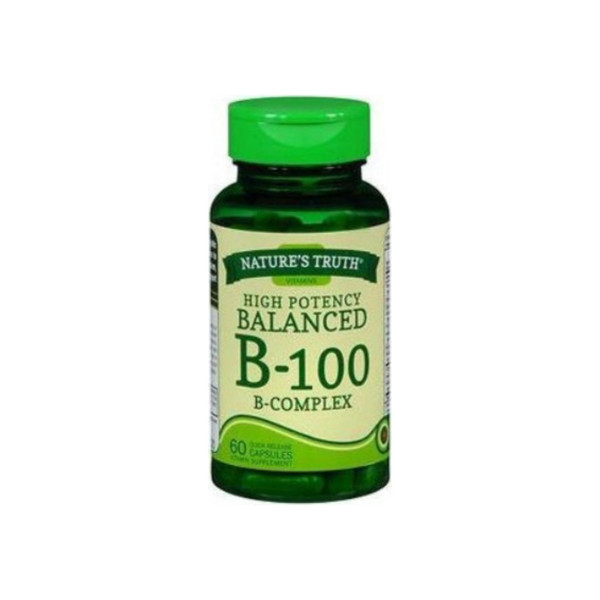 Nature'S Truth High Potency Balanced B-100 B-Complex, 60 Ea