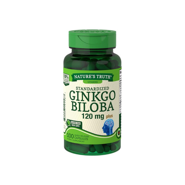 Nature'S Truth Tandardized Extract Ginkgo Biloba Plus Dietary Supplement,  100 Ea