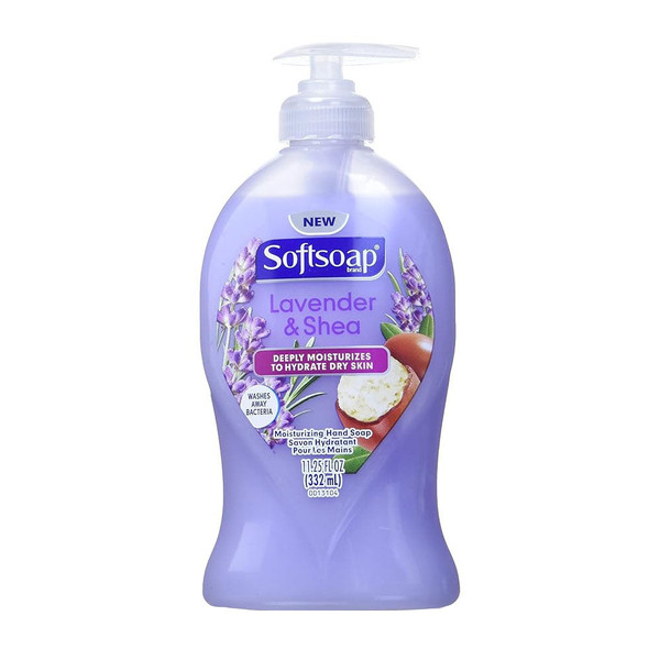 Softsoap Deeply Moisturizing Liquid Hand Soap, Shea Butter, Lavender, 11.25 Fl Oz