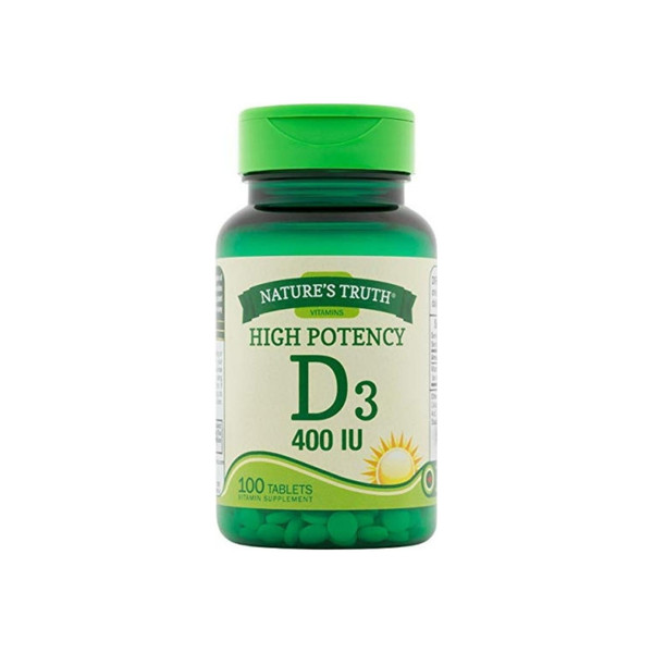 Nature'S Truth Vitamin D3, 400 Iu, 100 Ea