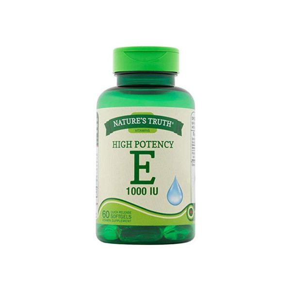 Nature'S Truth Vitamin E High Potency 1000 Iu, 60 Ea