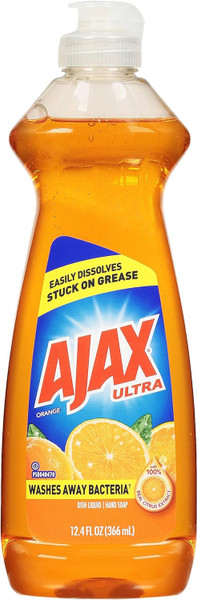 Ajax, Dish Orange, 12.4 Fl Oz