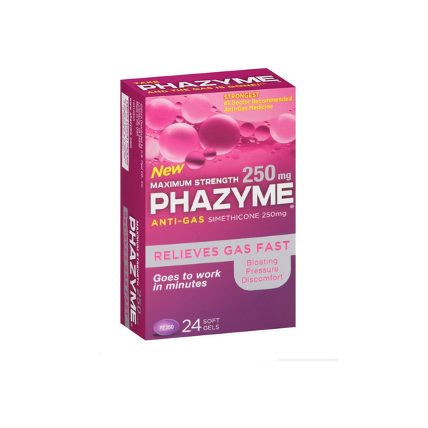 Phazyme Maximum Strength 250 Mg Softgels
