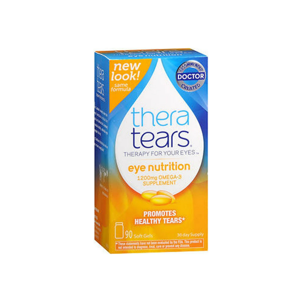 Theratears Nutrition Dry-Eye Relief Capsules [Omega-3 Supplement] 90 Ea