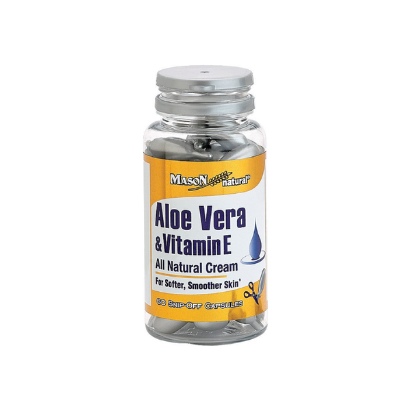 Mason Natural Aloe Vera & Vitamin E Snip-Off Capsules 60 Ea