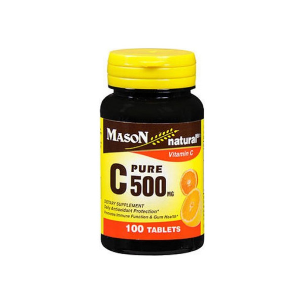 Mason Natural Vitamin C 500 Mg Tablets 100 Ea