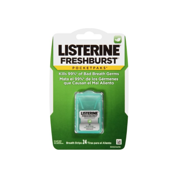 Listerine Pocketpaks Freshburst 24 Each