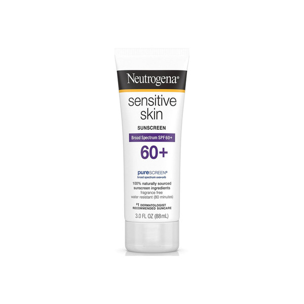 Neutrogena Sensitive Skin Sunscreen Lotion Spf 60+ 3 Oz