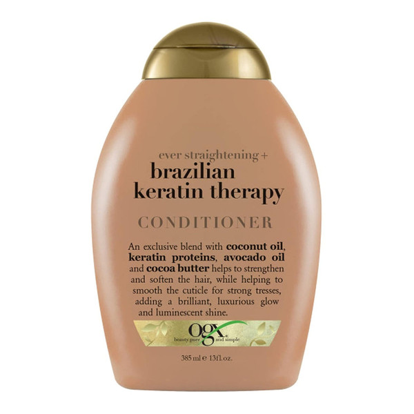 Ogx Ever Straight Conditioner Brazilian Keratin Therapy 13 Oz