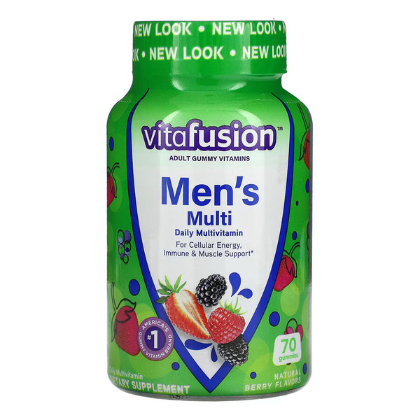Vitafusion Men'S Gummy Vitamins, Fruit, 70 Count