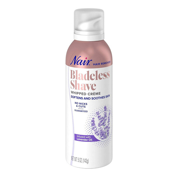 Nair Hair Remover Bladeless Shave Whipped Crã¨Me, Painless Hair Removal, 5 Oz