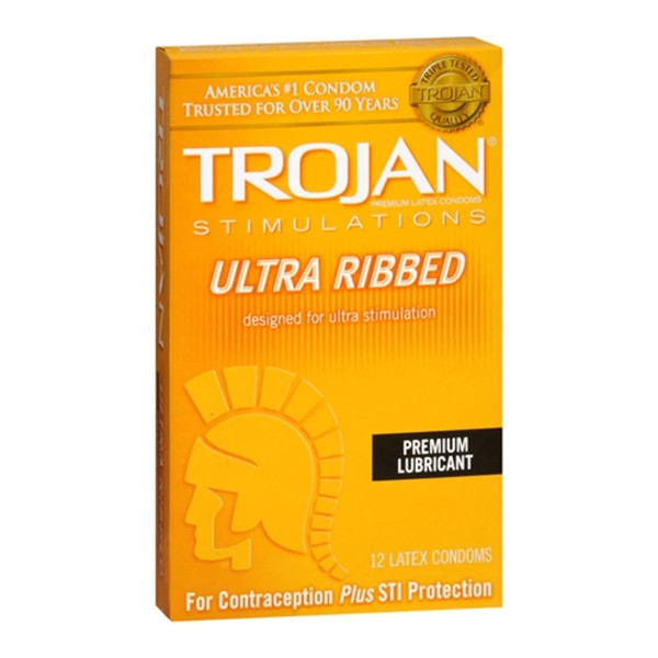 Trojan Simulations Lubricated Latex Condoms 12 Each