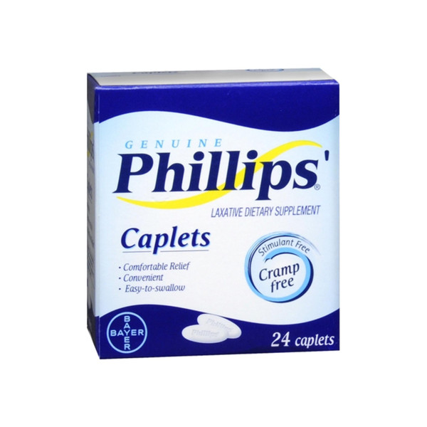 Phillips Laxative Caplets 24 Ea