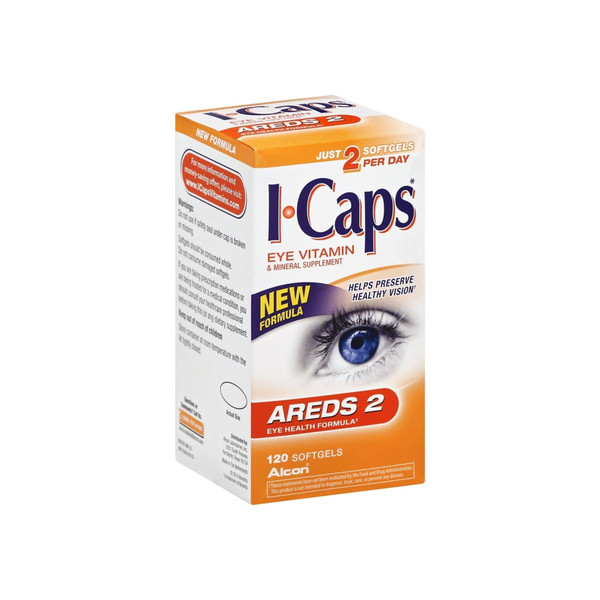 Icaps Areds2 Eye Vitamin Softgels 120 Ea
